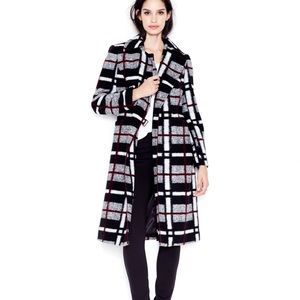 RACHEL Rachel Roy Wool-Blend Plaid Coat
